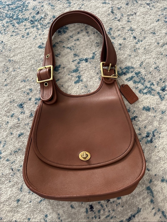 Coach Handbags - Vintage Coach Leather Saddle Bag 9988 cashin crescent saddle bag